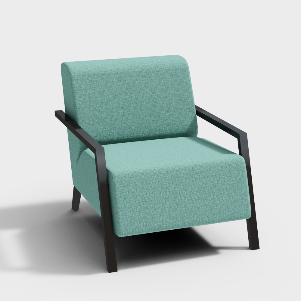 Ghế vải hiện đại màu xanh lá cây