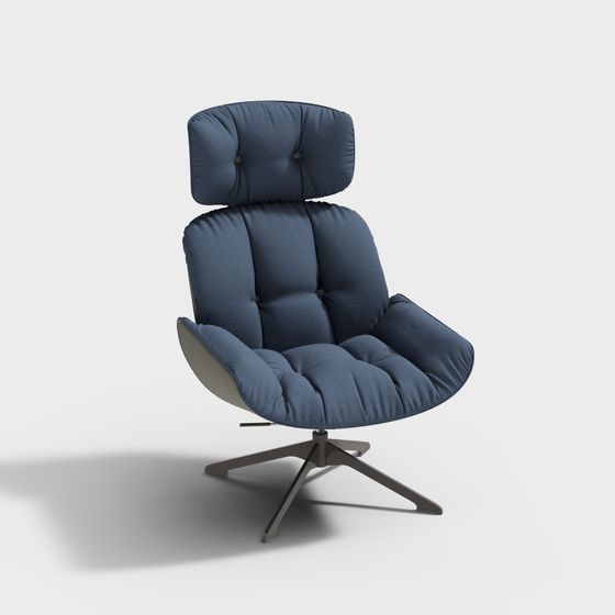 Ghế vải xanh navy hiện đại