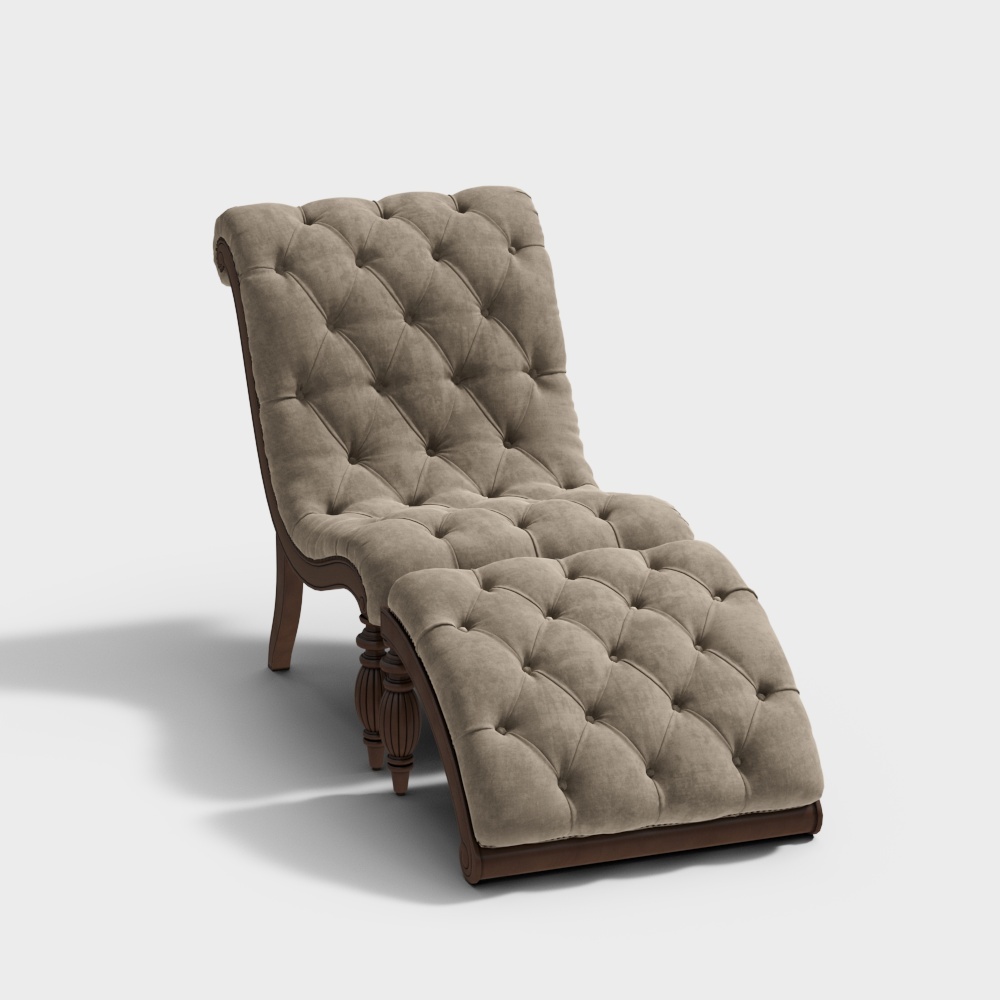 Puff in Tessuto Classico alla Moda - Giallo