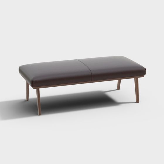 Urban Relaxation Bench 3D model for Creative Projects