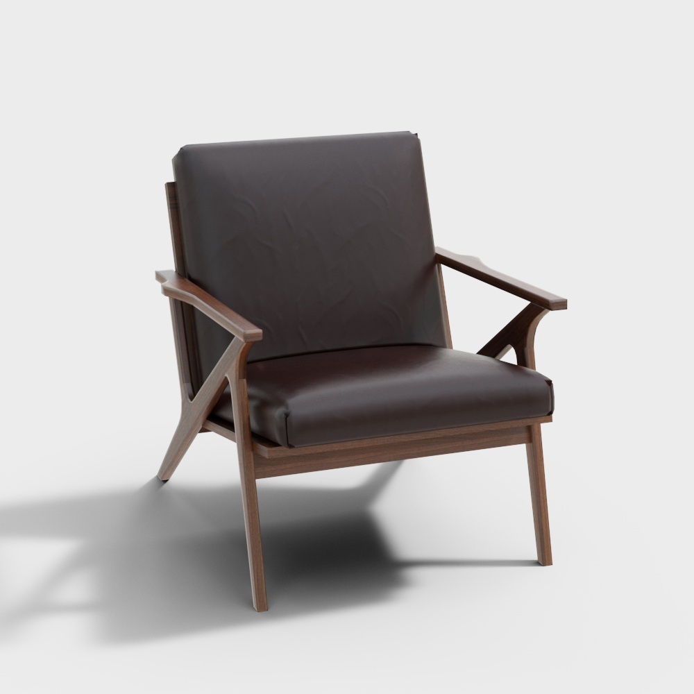 Chaise en cuir CavetT