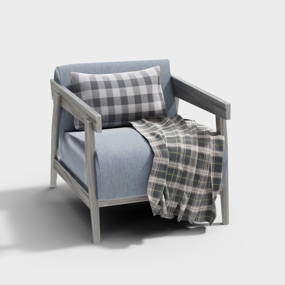 เก้าอี้ผ้ารูปแบบร่วมสมัยสีกรม