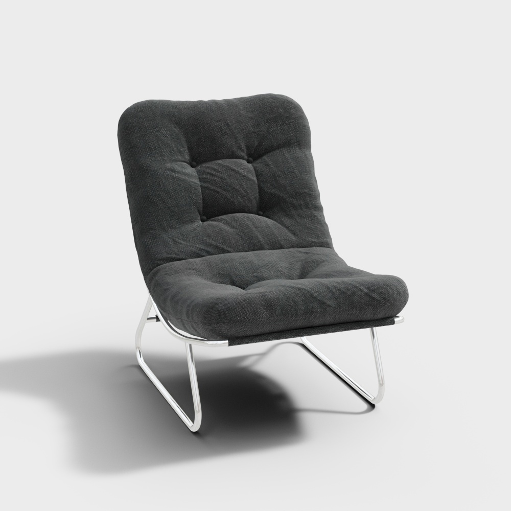 現代潮流面料甲板椅_灰色