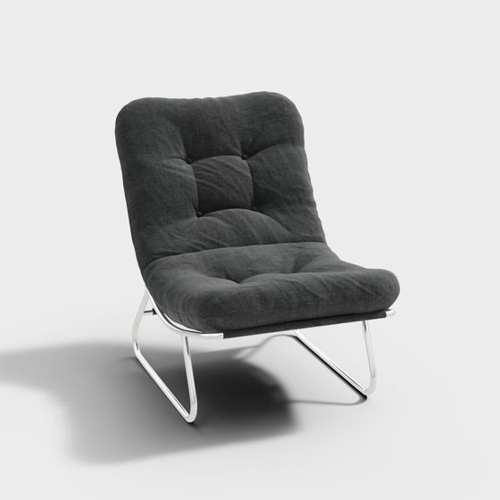 現代潮流面料甲板椅_灰色