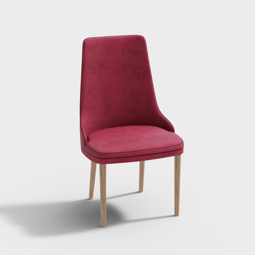 Chaise de Salle à Manger Rose