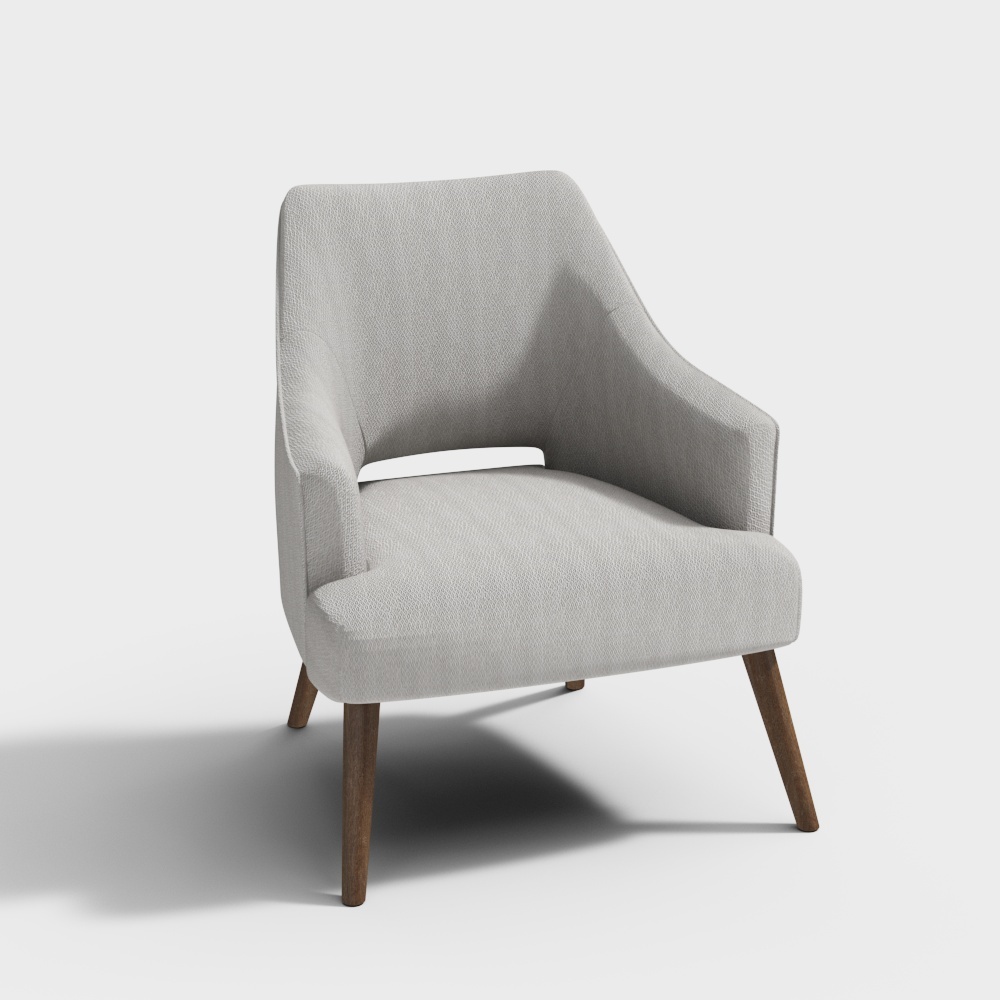 Ottoman en tissu nu tendance contemporaine 2