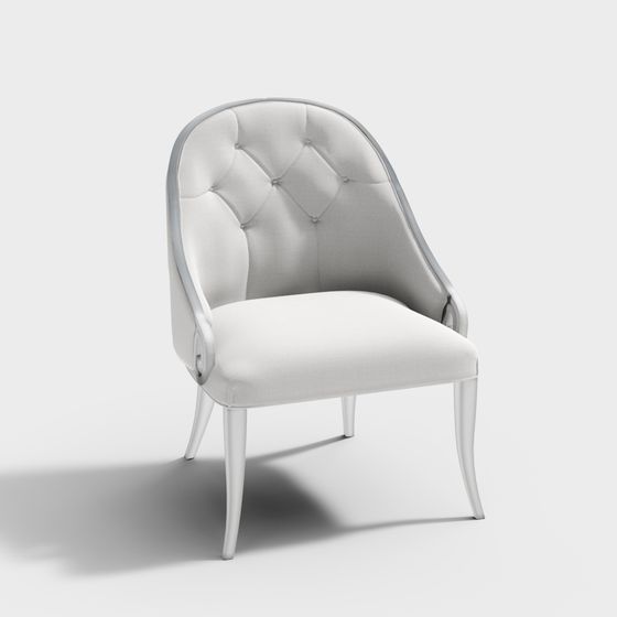 白いダイニングチェア