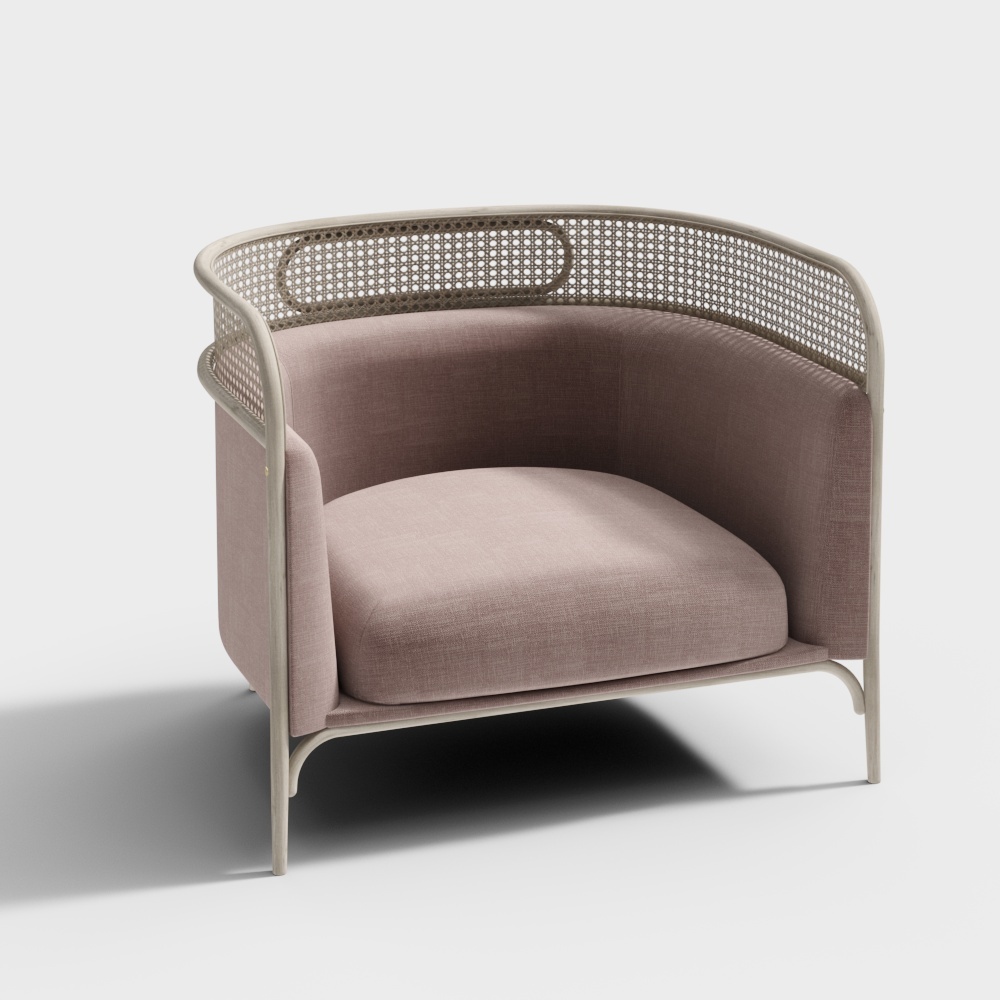 Leisure chair_pink
