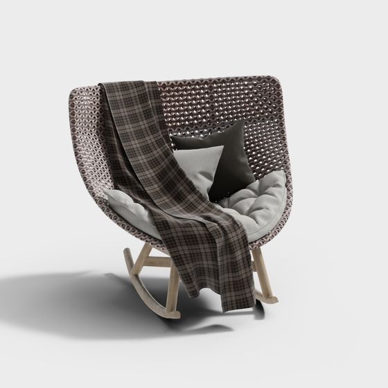 Elegant Low-Poly Chair 3D Model for Modern Interiors