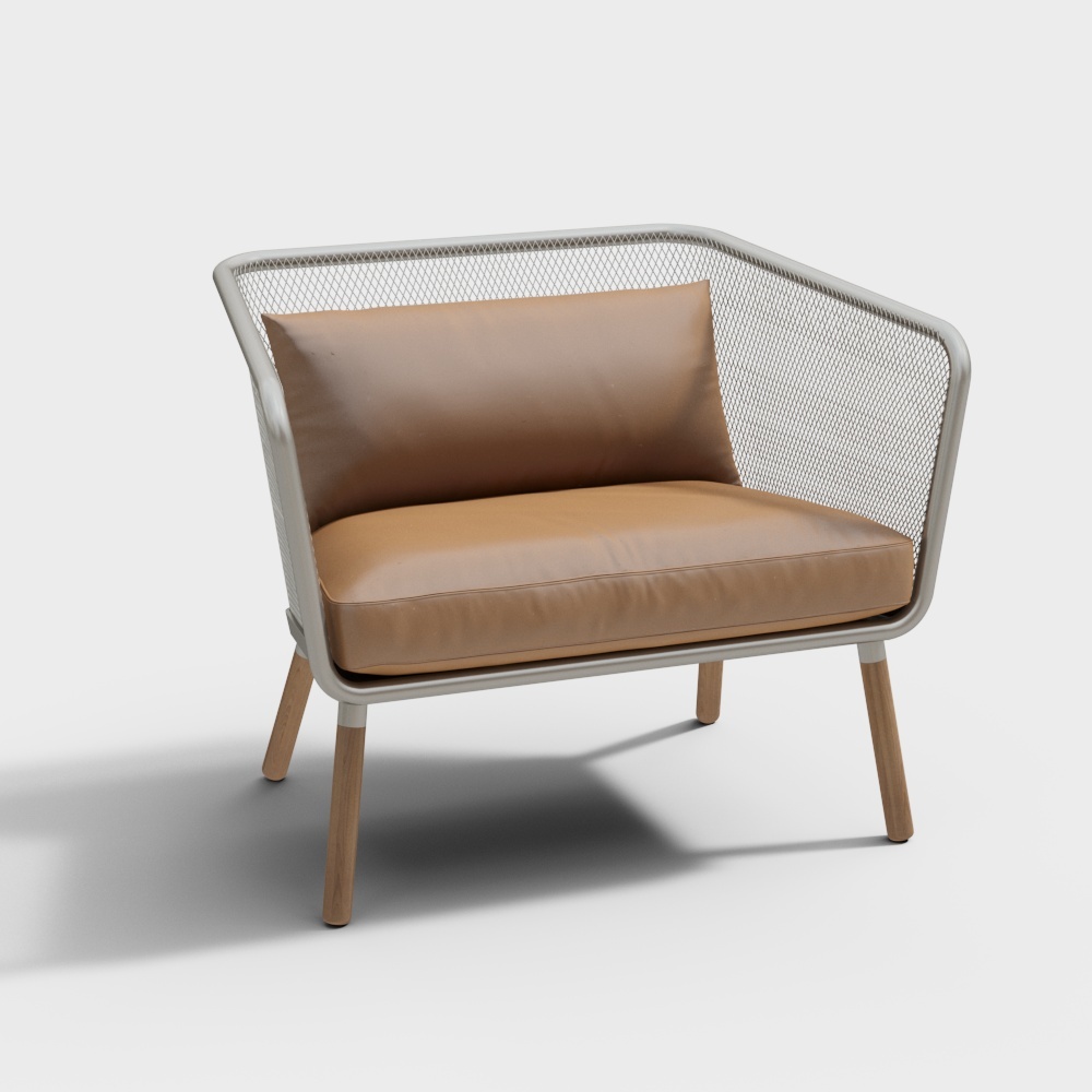 Leisure armchair_brown