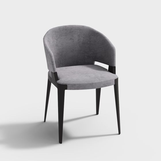 Stylish Armchair 3D model for Modern Spaces