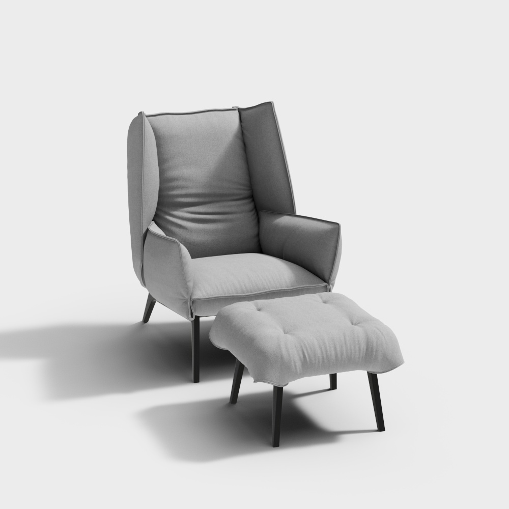 Ghế Remi Bou_aniche_xám