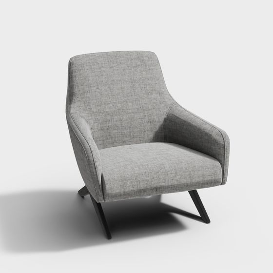 Chaise de canapé contemporaine Marlon en tissu blanc tendance