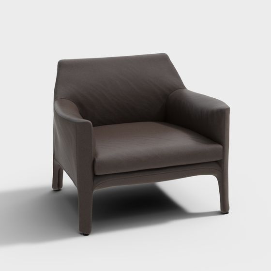 Sofa da - Ghế nâu