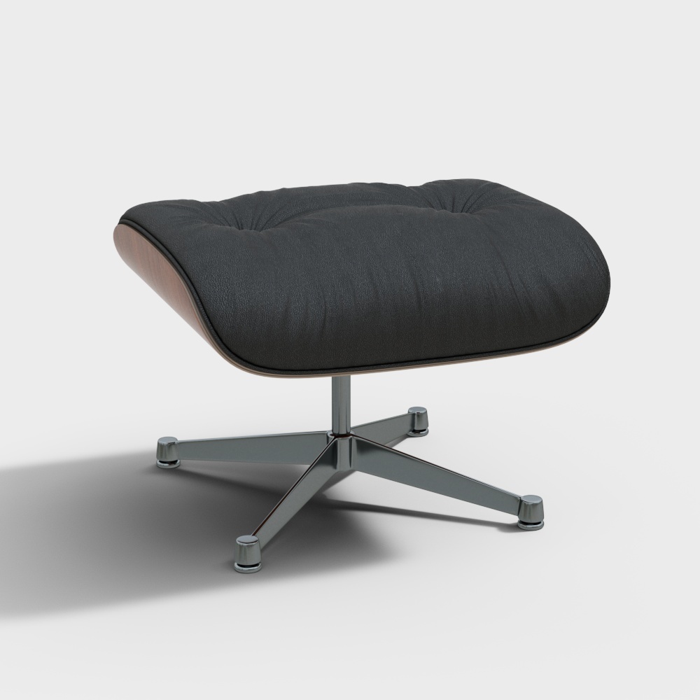 Vitra_Lounge_ottoman_black_2