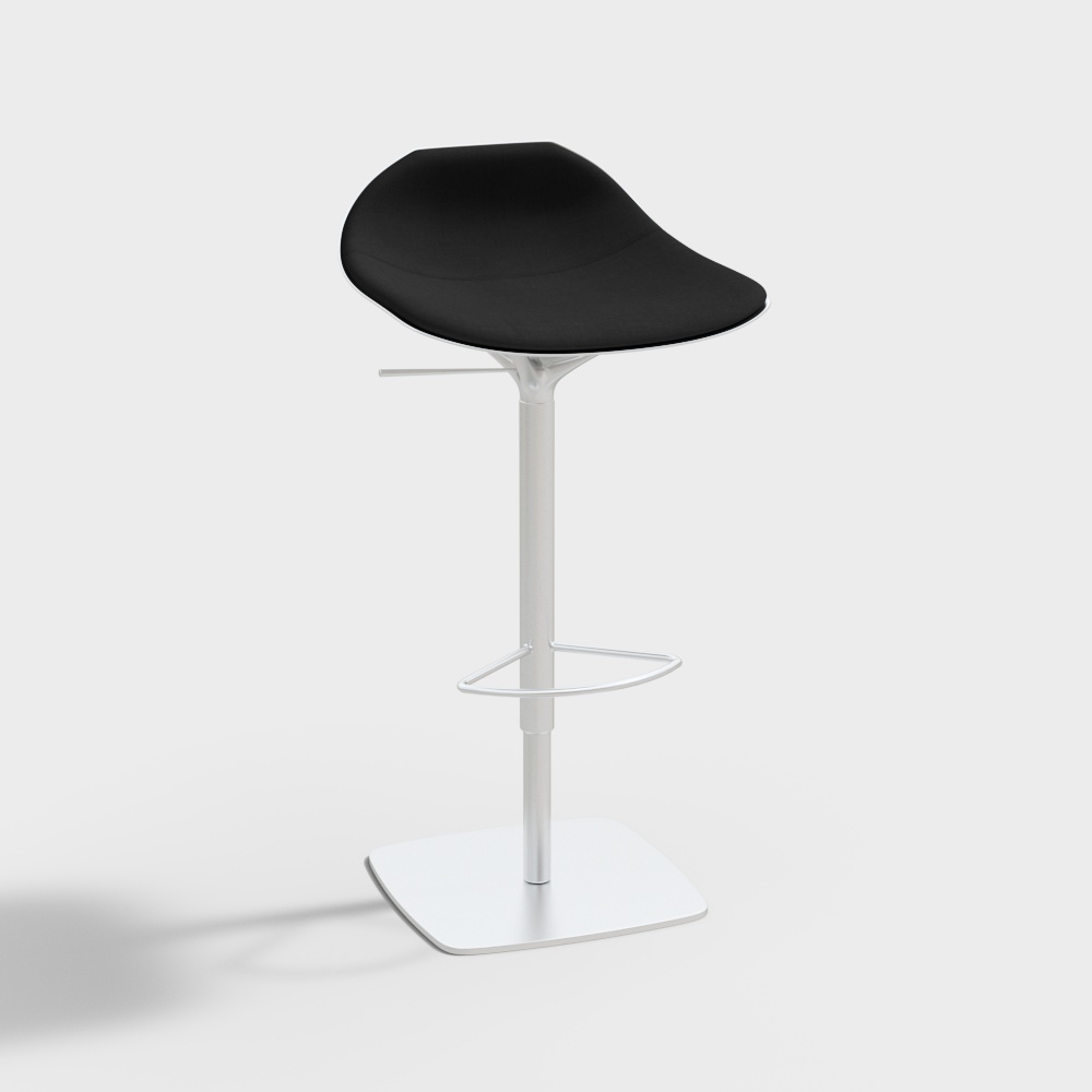 Chaise de salle à manger noire Roche Bobois Tabouret difuse