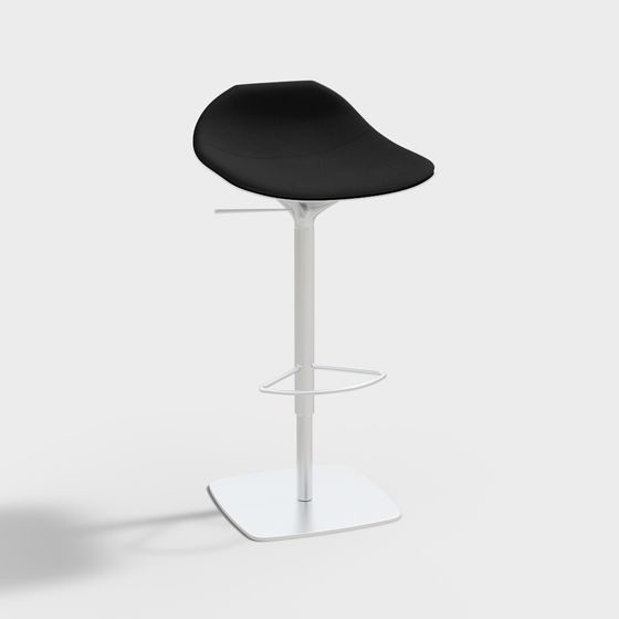 Chaise de salle à manger noire Roche Bobois Tabouret difuse