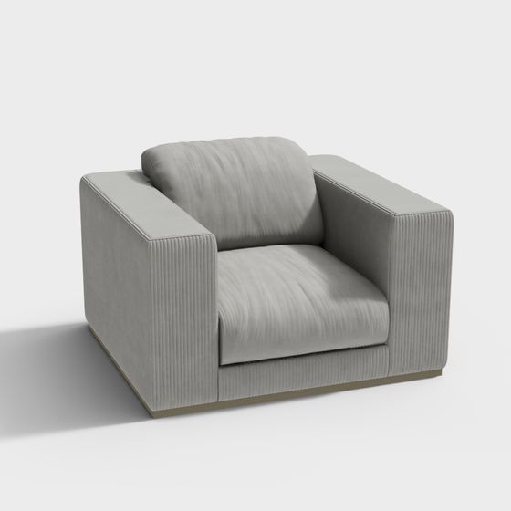 Modern Urban Sofa 3D model for Stylish Spaces