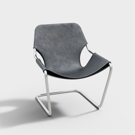 Urban Leisure Chair 3D model for Creative Spaces