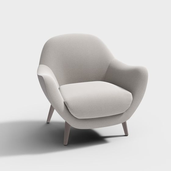 Cozy Lounge Chair 3D model