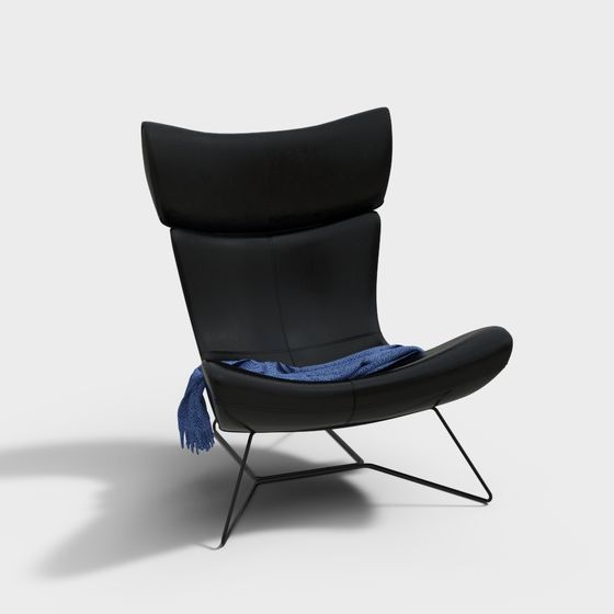 Urban Lounge Chair 3D model for Creative Spaces