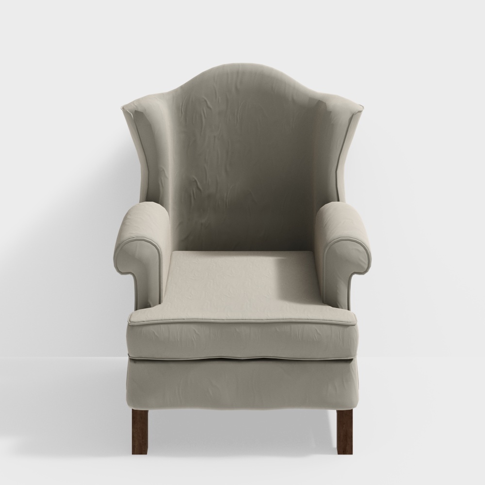 classical trend fabric chair grey