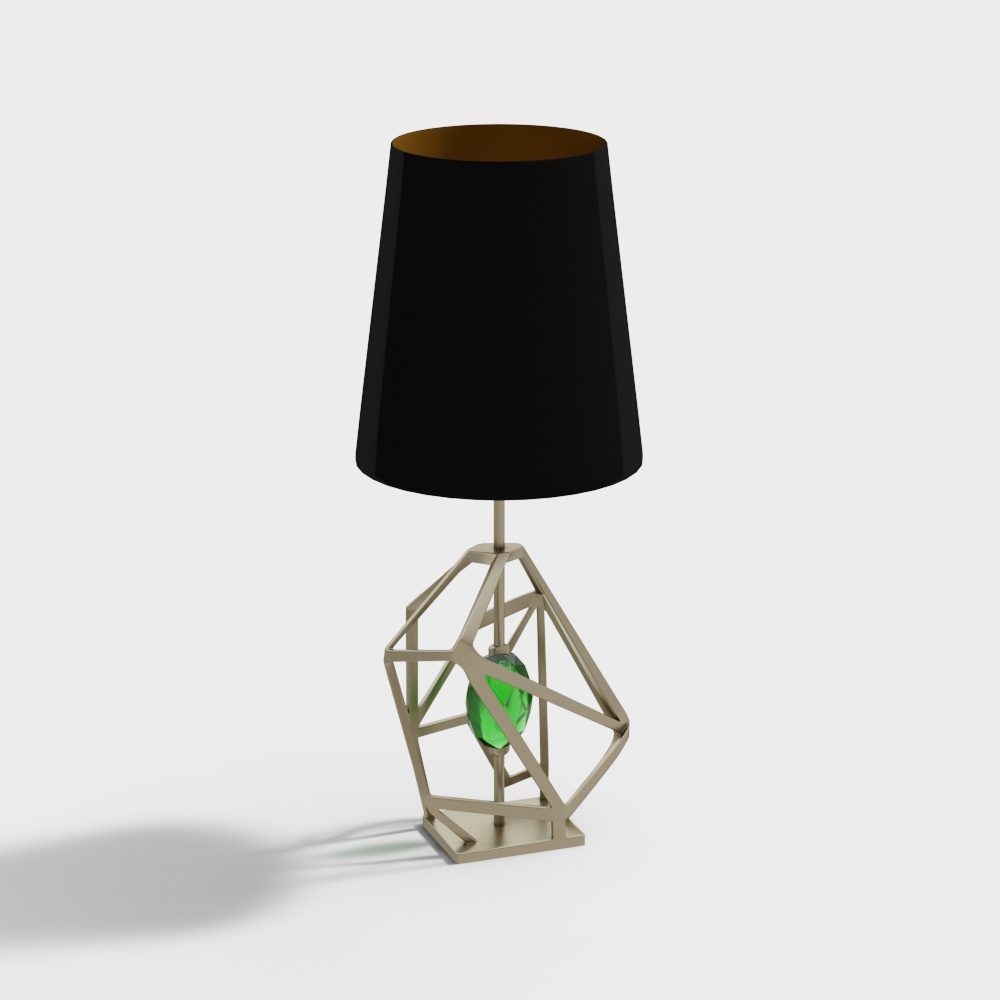 Elegant 3D Table Lamp Model for Modern Interiors