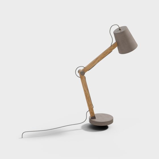 Modern Minimalist 3D Table Lamp Model