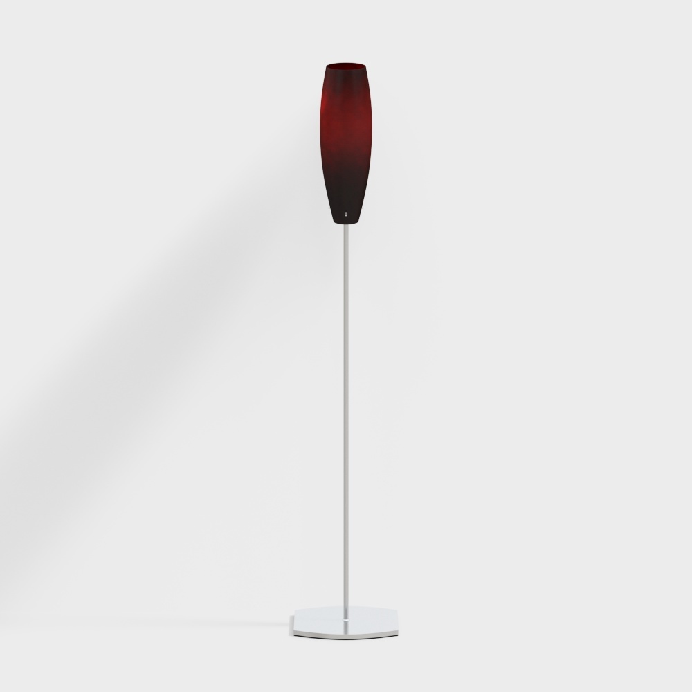 Flame-Inspired Low-Poly Lighting Fixture 3D Model