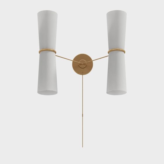 Twilight Duo Double-Head Wall Light 3D model