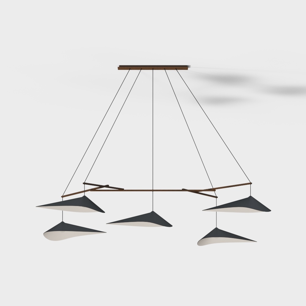 Urban Elegance Pendant Light 3D model