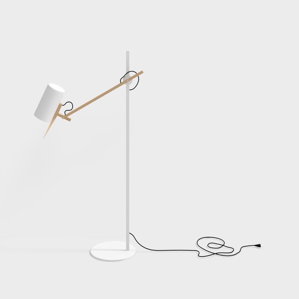 Floor lamp- white