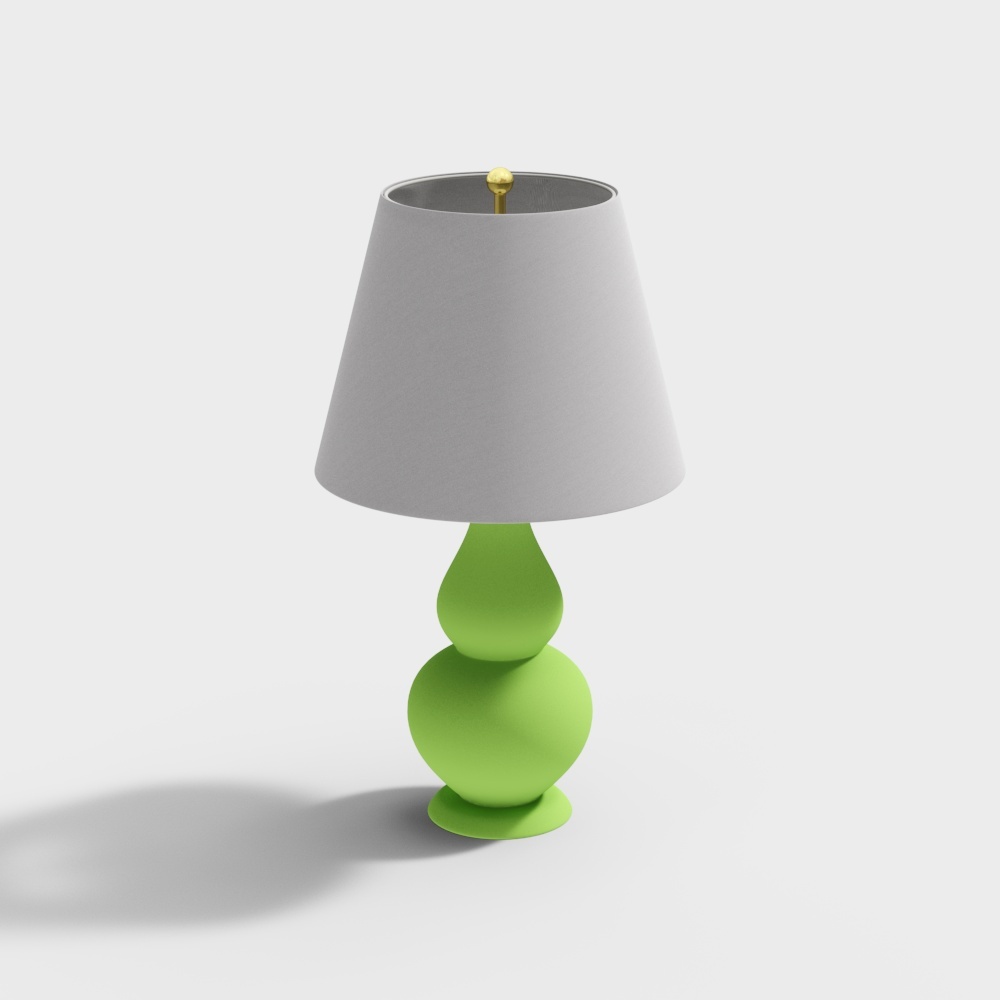 Lampe de bureau grise