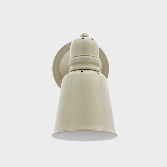 Low Poly Wall Light 3D model