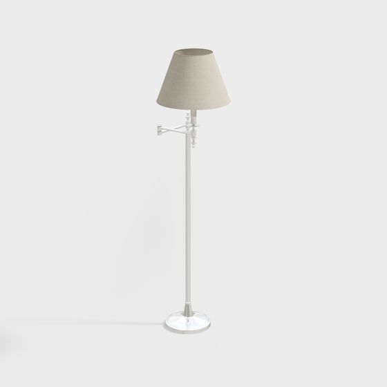 Stylish Floor Lamp 3D model for Contemporary Spaces