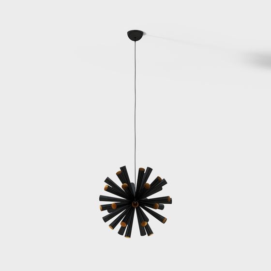 Sputnik Chandelier 3D model