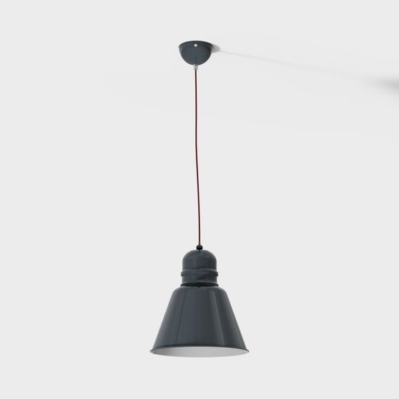 Industrial Chic Pendant Light 3D model