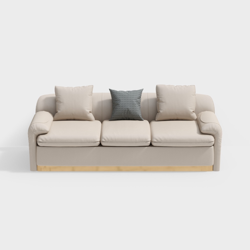 Turri_ECLIPSE皮革沙發脫光