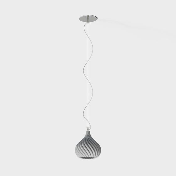 Elegant Modern Pendant Light 3D model