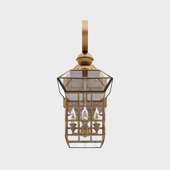 Classic Lantern 3D model for Elegant Lighting
