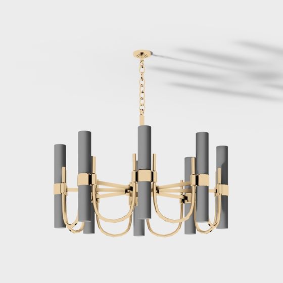 Elegance Chandelier 3D model for Modern Interiors