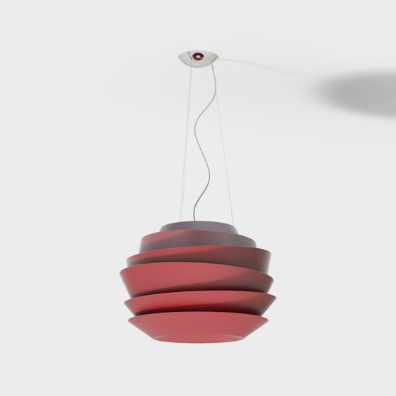 Spiral Shadow Pendant Light 3D model