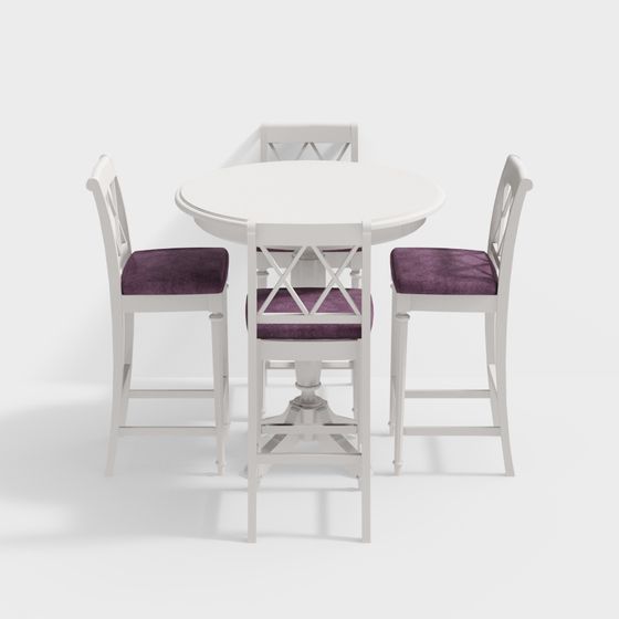 Обеденный комплект American Drew белого цвета