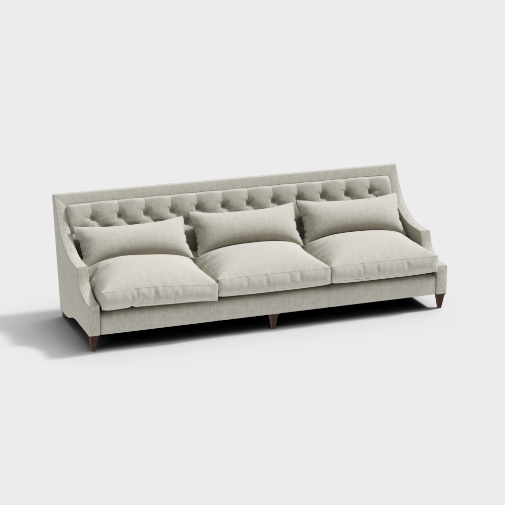 Baker_6130S-1_MAX SOFA - TUFTED