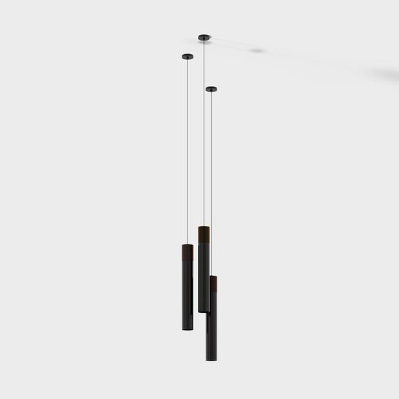 Suspended Art Lamp 3D model