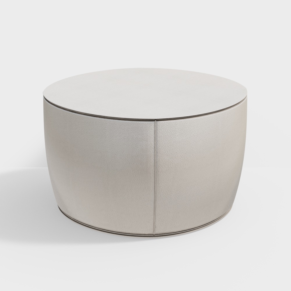 Ghế sofa da màu hồng_Minotti Capri