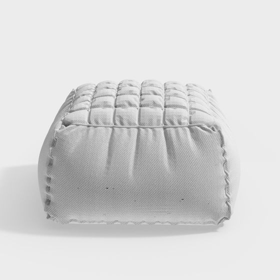 Poltrona in tessuto nera contemporanea Puf