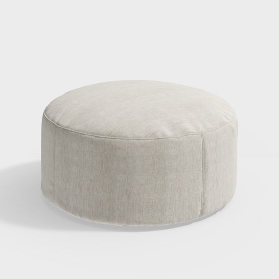 Elegant Round Cushion 3D model for Modern Interiors