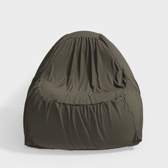 Stylish Low-Poly Bean Bag Chair 3D model