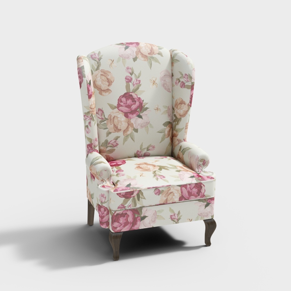 Contemporary trend fabric chair